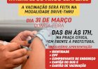 Atenção município de Ceres informa que a vacina de idoso de 66 anos ou mais a vacinação será nesta quarta-feira