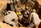 Em Goiás: Bombeiros resgatam idoso que foi soterrado ao cavar fossa