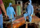 Em Goiás: Sepultura menor que caixão constrange família de vítima de covid-19