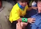 Presidente Bolsonaro tira máscara de criança em evento