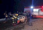 Grave acidente na BR-153 entre Jaraguá e Anápolis envolvendo três veículos deixa um óbito