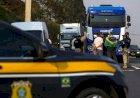PRF identifica três pontos de concentração de caminhoneiros