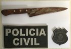 Em Goiás: Idoso é suspeito de tentar matar mulher a facadas enquanto ela dormia