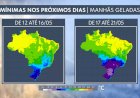 Ceres pode registrar 1ºC na semana que vem, com chegada de frente fria no país
