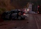Uma pessoa morre e outras duas ficam feridas em acidente na GO-154, em Carmo do Rio Verde