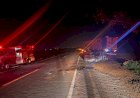 Motorista morre carbonizado após grave acidente na BR-070, próximo a Itaberaí