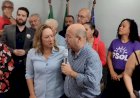 Com festa, PT lança pré-candidatura de Adriana a Accorsi à prefeitura de Goiânia