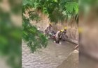 Homem se joga no Córrego Cascavel para escapar de assalto, em Goiânia