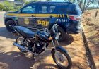 PRF apreende na BR-060, no DF, moto roubada em 2008 e prende condutor