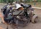 Goiás: Colisão frontal parte carro ao meio e deixa dois mortos na BR-153