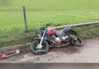 Acidente mata motociclista e fere garupa na BR-153, em Aparecida