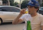 Sósia de Senna come espetinho em Goiânia: ‘gente como a gente’
