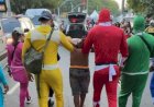 Policiais fantasiados de Power Rangers prendem ladrão no carnaval em SP