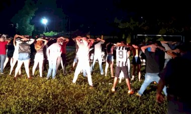 Três são levados à delegacia após Guarda Municipal fechar festa com cerca de 200 pessoas