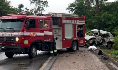 Em Goiás: Três pessoas morrem em acidente na BR-153