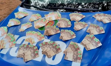 Em Goiás: Homem é preso com mais de R$ 2,7 mil em notas falsas de R$ 10 e R$ 20, diz PM