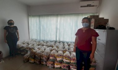 Prefeitura de Ceres realiza repasse de cestas básicas para serem entregues às famílias