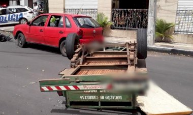 Em Goiás: Homem tem fratura exposta na perna após acidente de trânsito