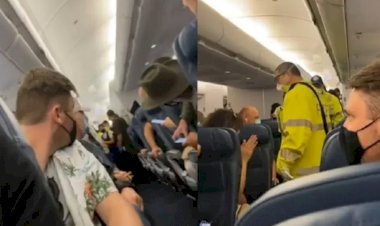Mulher que não sabia que estava grávida dá à luz criança em avião