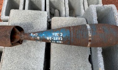 Explosivo de guerra, morteiro é encontrado enterrado em fazenda de Ceres, Goiás