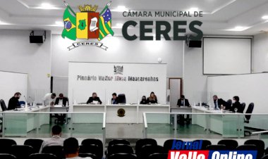 Câmara Municipal de Ceres realiza a 2ª Sessão Ordinária do mês de agosto de 2021