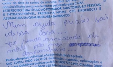 Em Goiás: Mulher mantida em cárcere privado é salva após escrever bilhete pedindo socorro ao vizinho