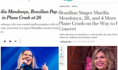 Acidente de Marília Mendonça repercute nos principais jornais do mundo