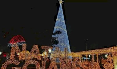 Goianésia inaugura a maior árvore de Natal de Goiás com 32 metros de altura