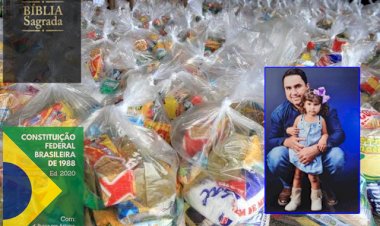 Cidadão Ceresino, Wander Qualhate e sua filha Ana Luísa, juntamente com alguns amigos solidários lançam esse ano a campanha