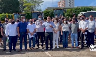 Vídeo: Prefeito Edmario Barbosa agradece o Governador Ronaldo Caiado por atender as demandas do município que foram solicitadas