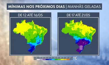 Ceres pode registrar 1ºC na semana que vem, com chegada de frente fria no país