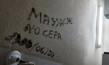 Em Goiás: PC identifica aluno suspeito de pichar frase ''massacre'' em escola estadual
