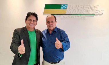 Prefeito de Ceres, tem a honra de convidar você e sua família para o lançamento da campanha do candidato a deputado estadual, Rubens Marques