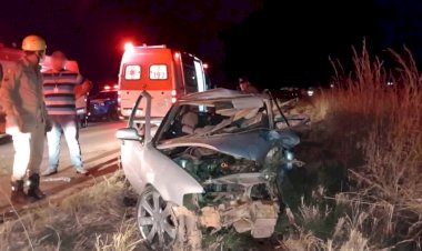 Em Goiás: Dois motoristas morrem e quatro passageiros ficam feridos em acidente entre carros