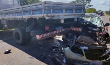 Acidente na BR-153, entre Rialma e Rianápolis deixa Idosa morta e e filho dela ferido