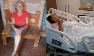 A senhora Ruth com 82 anos vem pedir uma ajuda para um procedimento cirúrgico de urgência