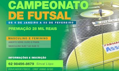 Vem ai 37º Supercampeonato de Futsal de Rialma