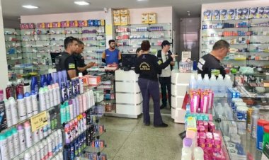 Polícia faz operação contra sonegação fiscal em 4 redes de farmácias em Goiás