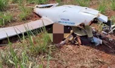 Avião de pequeno porte cai e piloto morre no interior de São Paulo