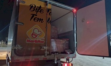 Em Goiás: Homem tenta furtar carga de caminhão, mas é trancado no baú e preso pela PRF