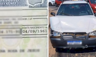 Em Goiás: Homem bebe, bate em ônibus e caminhão e é preso no próprio aniversário
