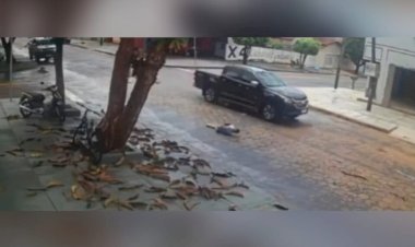 Criança atropelada é arrastada no asfalto por caminhonete em Itapaci