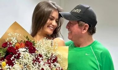 Amado Batista faz surpresa nos 23 anos da namorada miss