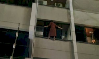 Idosa fica pendurada na janela para fugir de ladrão que invadiu apartamento no Centro de Goiânia