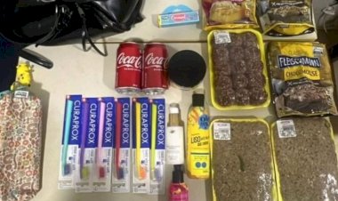 Mulher presa por furtar supermercado de Jataí diz à PM que tem problemas psiquiátricos