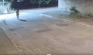 Casal com criança é flagrado ateando fogo em vegetação em Goiânia