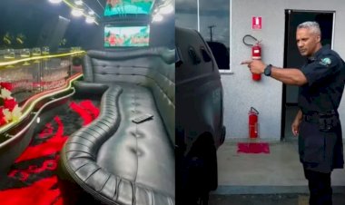 Subtenente da PMGO faz meme mostrando interior ‘luxuoso’ de camburão da viatura; vídeo