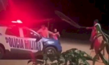 Embriagado, homem tenta ''laçar'' policial durante abordagem em Goiás e acaba preso