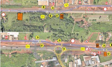Ecovias Araguaia implanta desvio de tráfego na BR-153/GO em Rialma