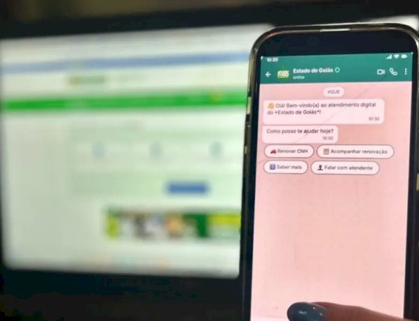 Goiás libera renovação da CNH e solicitação de identidade pelo WhatsApp ainda em junho